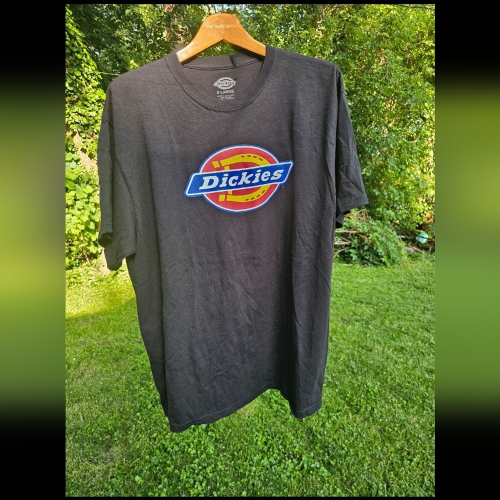 Dickies Black Short Sleeve Tee with Logo